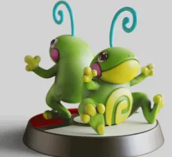 Politoed - FAN ART - POKÉMON FIGURINE -POKEMON