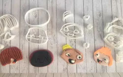 POWER ROCK COOKIE CUTTER ( POWER ROCK CORTADORES)