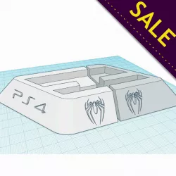 Ps4 Slim Edition Spiderman Holder