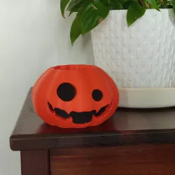 Pumpkin Planter /  Jack-o'-lantern