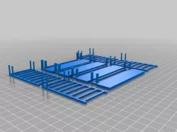 Rails and Ladders for Spool Terrain