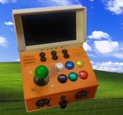 Raspberry Pi Desktop Retropie Arcade & 7" Screen