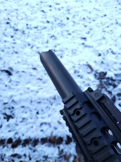 Rifle supressors for airsoft