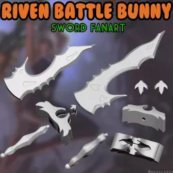 Riven Battle Bunny Sword