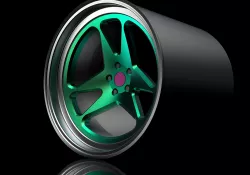 Rotiform USF wheel for scale model car