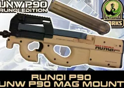RUNQI P90 water gel blaster UNW P90 MAG MOUNT conversion
