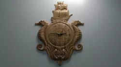 Seahorses Clock - 3D Stl file for CNC