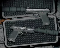 Silencer for AIRSOFT AEP PISTOL BODY KIT ( LEBEDEV PISTOL PL-15K INSPIRED) (ARMY 2018 VERSION)
