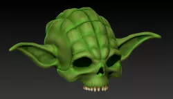 skull yoda