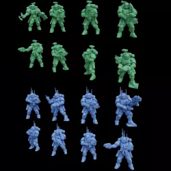 Space Soldier Sneaky and Incursive boys