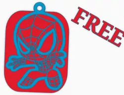 spiderman keychain
