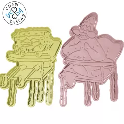 SpongeBob and Patrick Meme Set - Cookie Cutter - Fondant - Polymer Clay