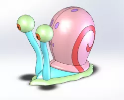 SpongeBob snail toy 3D