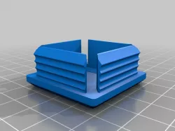 Square Tube Plug 1-1/2