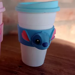 Stitch coffee thermal cup girdle