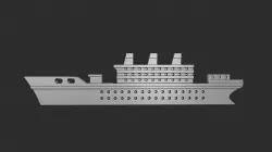STL models for 3D printing and CNC Ship Liner