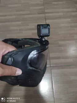 Suporte Para Câmera Gopro Máscara Airsoft Paintball
