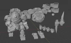 Thanatos medium recon mech