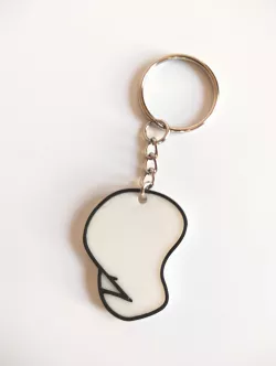 The Simpsons dignity keychain
