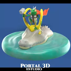 THOR FROG DIORAMA