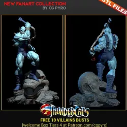 Thundercats Panthro STL for 3D printing Fanart Term 28 3D print model