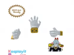 Tomura Shigaraki Hands 3D Model Digital file - My Hero Academia Cosplay - Tomura Shigaraki Cosplay - 3D Printing- 3D Print - Tomura Hand