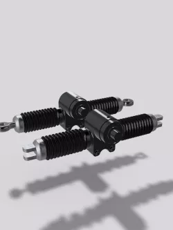 TOP FUEL Detailed Rack & Pinion center steering rack with arm