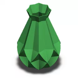 TRIANGULAR FACE FLOWER POT