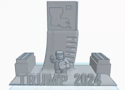 TRUMP2024 AR-15 Rifle Stand
