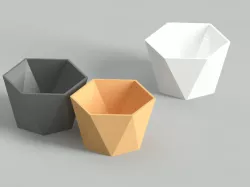 VASE  POTS  POLYGON