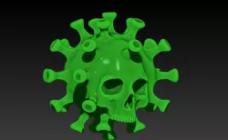 VIRUS SKULL
