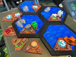 Visible, swappable Harbor Docks over V1 Water for V2 magnetic bases