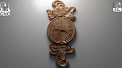 Wall Clock 2- 3D STL file for CNC