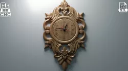 Wall Clock - 3D STL file for CNC