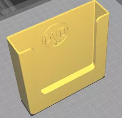 Wall-mounted cell phone holder