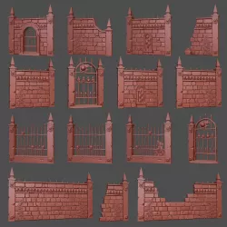 WAR HAMMER AOS MODULAR TERRAIN SET (Sigmarite Mausoleum)