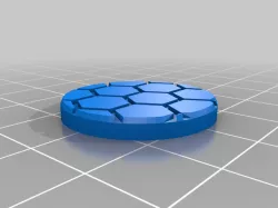 Wargaming hexagon bases