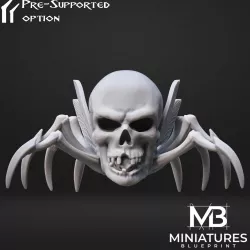 Wings Skull Spider