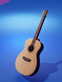 Wooden Guitar
