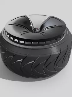 20inch HEX FANs Concave Wheel w Tires