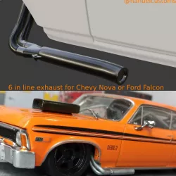 6 in line exhaust for Coupe Chevy Nova or Ford Falcon