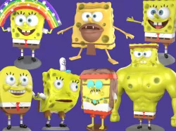 7 Printable models Spongebob memes pack print