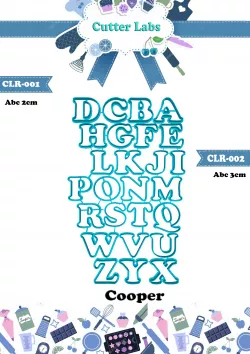 ABC 3CM cookie cutter Coopper
