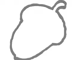 acorn cookie and clay cutter