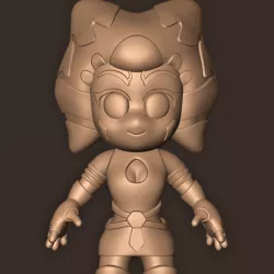 Ahsoka Tano Chibi ( The Mandalorian ) Star Wars