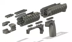 Airsoft Strikeball HANDGUARD for AK 74 (AEG) 3D print model
