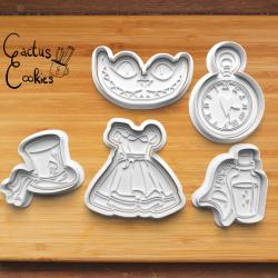 Bottle Drink me Alice in wonderland Cookie Cutter, Fondant Cutter, Clay  Cutter