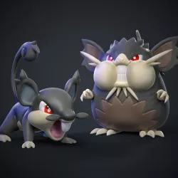 Alolan Rattata and Raticate