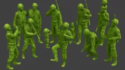 American soldiers ww2 A15 Pack1
