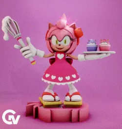 Amy Rose Confectioner | Sonic The Hedgehog